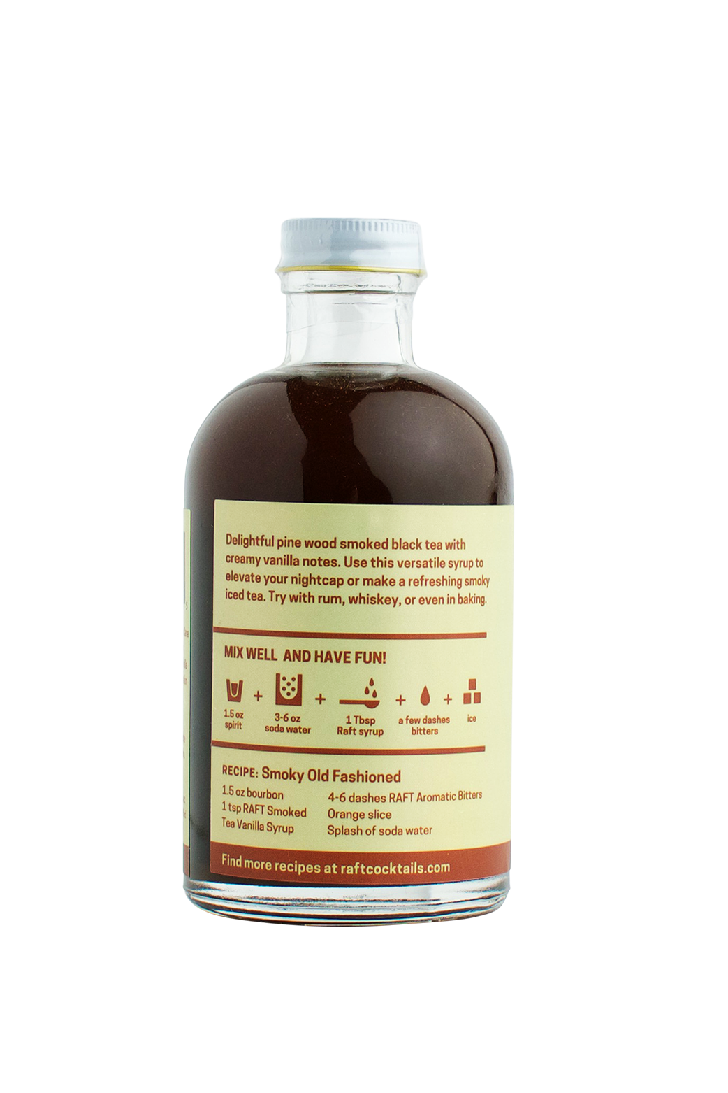 RAFT Smoked Tea Vanilla Syrup - Improper Goods, LLC